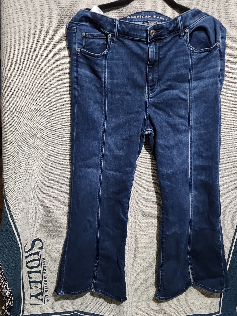 American Eagle Outfitters Dark Blue Flare Jeans